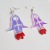 Hollow Line Rocket Earrings Personalized Simple Texture Laser Colorful Earrings Fun and Cute Sweet Ear Clip