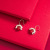 Dao Ma Dan Face Earrings Women's New Year Red Retro Temperamental Earrings Special-Interest Design 2021 New Earrings