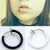 and American Foreign Trade Simple Small Circle Single Earrings Korean Fashion Single Non-Piercing Ear Clip Nose Ring