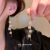 Zircon Flower Long Fringed Earring Thread Korean Classic Style Earrings Light Luxury Temperament Earrings for Women
