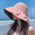 Good Quality Factory Spot Straw Top Stitching Big Brim Sun Hat Female Summer Korean UV UV Protection Vinyl Sun Hat