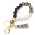 Amazon New Pu Tassel Anti-Lost Key Ring Edible Silicon Beads Bracelet Wooden Bead Bracelet Keychain Bracelet