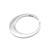 Geometry round Ring S925 Sterling Silver Ins Korean Style Graceful and Fashionable Women's Circle Ring Trendy Jewelry