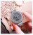 Tiktok Live Streaming on Kwai Cross-Border Watch Good Luck Comes Trendy Full Diamond Fashion Creative Quartz Women's Watch