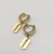 Factory Direct Sales Wholesale Price Non-Mainstream Male and Female Earrings Non-Pierced Ear Clip Blade Eardrops