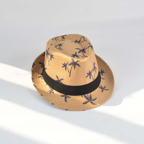 Hat Men‘s Middle-Aged and Elderly Summer paper Cloth Sun Hat Small Top Hat Sun Hat Outdoor Straw Hat Manufacturers One-Piece Delivery