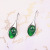 Decoration Agate Earrings Earrings for Women Japanese and Korean Long Beautiful Ear Hook Ear Rings Factory Wholesale