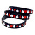 Trade Supply Poker Style Poker Style Hip Hop Accessories Silicone Hand Strap Color Filling Bracelet in Stock Wholesale