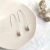 Long Water Drop Ear Hook Jewelry Minimalist European and American Cold Style Elegant Earrings Online Influencer Earrings