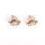 Small Blue Flowers Pearl Earrings Elegant Ear Clip Sweet Elegant No Ear Piercing Required Soft Cushion Clip for Women