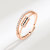 Amazon S925 Sterling Silver Five-Ring Zircon Rotatable Ring Hipster Hip Hop Rotating Personality round Ring Ring