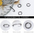 Wearable While Sleeping Ear Clip Women's Frosty Style Earrings Circle-Shaped Circle Earrings Earrings 2019 New Fashion