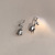 Design Tulip Sterling Silver Earrings for Women 2021 New Fashion Unique High-End Light Luxury All-Match Earrings