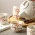 Creative Japanese Style Hand Drawn Underglaze Porcelain Tea Kettle Tea Cup Scented Teapot Kombucha Tea Set