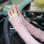 Summer Outdoor Sun Protection Viscose Fiber Oversleeve Ladies Bow Long Ice Sleeve Summer Pearl Arm Sleeve Wholesale