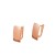Cross-Border Hot Selling New Fashion Simple 18K Gold Square Glossy Ear Clip