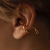 Geometric Ear Clip Special-Interest Design Simple Trendy Cold Celi Shaped Non-Pierced Snake Ear Clip Ear Hanging