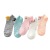 [Factory Wholesale] 2022 New Spring and Summer Mesh Thin Cotton Socks Breathable Sweat Absorbing Girls' Socks Big Children Boat Socks