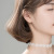 Love Lodge S925 Silver Ear Clip Female Korean Simple and Sweet Girl Heart Wave Diamond Graceful Ear Ornaments G6689