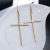 Europe and America Creative Cross-Border Punk Earrings Popular Stylish Good Texture Long Cross Earrings Amazon Hot Sale