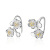 Flower Earrings Female Korean Style Fresh Cherry Blossom Long Sweet Design Sense Niche Normcore Bag Ear Hook