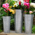 Factory Large Waterproof Anti-Rust Retro Cylinder Iron Bucket for Florists Barrel Flowers Ornamental Flower Bottle Flower