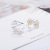 Flower Earrings Female Korean Style Fresh Cherry Blossom Long Sweet Design Sense Niche Normcore Bag Ear Hook