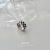 Sterling Silver Ear Clip Women's Simple Chessboard Grid Niche High Sense Korean Ins Cold Style Exquisite Earless Jewelry