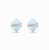 Ins New Sterling Silver S925 Inlaid Hexagonal Rhinestone Earrings Women's Niche Design Light Luxury Delicate Earrings
