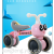 New Children's Scooter Baby Balance Car Four-Wheel Anti-Rollover Music Light Novel Learning Toddler Swing Car
