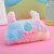 Cute Ins Student Pencil Case Cute Little Monster Plush Male Girl Heart Stationery Box Pencil Buggy Bag Wholesale