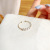 Korean Fashion Pearl Open Index Finger Ring Creative Design Sense Fine Circle Ring Fashion Trendy Bracelet Female 3269