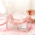 Internet Celebrity Laser Large Capacity Waterproof PVC Cosmetic Bag Portable Transparent Storage Bag Travel Toiletry Bag