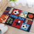 Cute Simple Cartoon Carpet Floor Mat Crystal Velvet Bedroom Kitchen Bathroom Coffee Table Entrance Dirt Trap Mats Support