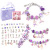 Amazon Hot Sale Cartoon Pink Set DIY Handmade Ornament Children's Bracelet Female Exquisite Gift Box Gift Bracelet