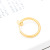 and American Foreign Trade Simple Small Circle Single Earrings Korean Fashion Single Non-Piercing Ear Clip Nose Ring