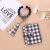 Bead Bracelets Bracelet Keychain Foreign Trade Amazon PU Leather Tassel Card Bag Acrylic Beads Bracelet Key Ring