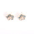 Small Blue Flowers Pearl Earrings Elegant Ear Clip Sweet Elegant No Ear Piercing Required Soft Cushion Clip for Women