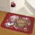 New Christmas Floor Mat Flannel HD Printed Rectangular Floor Mat Bathroom Non-Slip Mat