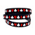 Trade Supply Poker Style Poker Style Hip Hop Accessories Silicone Hand Strap Color Filling Bracelet in Stock Wholesale