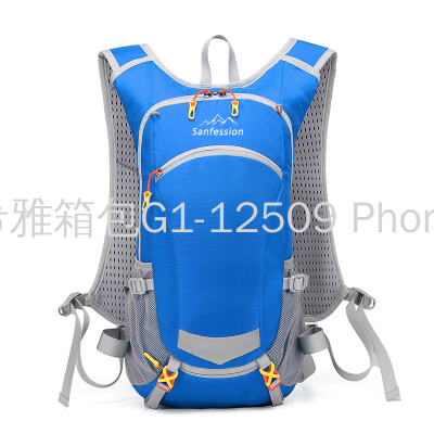 Cross-Border Large Capacity Cycling Bag Outdoor Running Backpack Hiking Backpack Travel Bag Helmet Backpack 