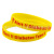 Trade Supply Diabetes Type 2 Silicone Bracelet Warning Message Wrist Strap for Sports Medical Decoration Hand Ring