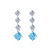 Diamond Yellow Diamond Earrings New Colored Gems Earrings Internet Influencer Stud Earrings Female Live Broadcast