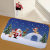 New Christmas Floor Mat Flannel HD Printed Rectangular Floor Mat Bathroom Non-Slip Mat