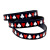 Trade Supply Poker Style Poker Style Hip Hop Accessories Silicone Hand Strap Color Filling Bracelet in Stock Wholesale