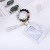 Bead Bracelets Bracelet Keychain Foreign Trade Amazon PU Leather Tassel Card Bag Acrylic Beads Bracelet Key Ring