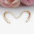Ear Hook Wholesale Exquisite Electroplating Real Gold Earring Accessories Environmental Protection Colorfast