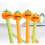 Creative Halloween Funny Expression Pumpkin Head Gel Pen Skull Student Stationery Writing Implement Office Signature Pen