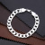 European and American Flat Men's Side Bracelet Spot Supply Gold Plated Platinum 10mm Electroplated Bracelet 2019 Jianghu