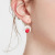 Dao Ma Dan Face Earrings Women's New Year Red Retro Temperamental Earrings Special-Interest Design 2021 New Earrings